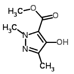 CAS#: 166315-80-6, Methyl 4-Hydroxy-1,3-Dimethyl-1H-Pyrazole-5-Carboxylate