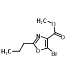 CAS#: 166591-42-0, Methyl 5-Bromo-2-Propyl-1,3-Oxazole-4-Carboxylate