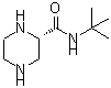 CAS 登录号：166941-51-1， (2S)-N-(2-甲基-2-丙基)-2-哌嗪甲酰胺