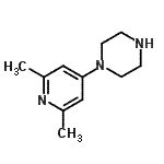 CAS 登录号：166954-07-0， 1-(2,6-二甲基-4-吡啶基)哌嗪
