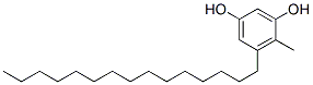 CAS 登录号：16737-83-0， 4-甲基-5-十五烷基间苯二酚