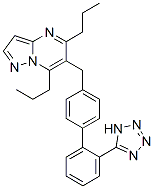 CAS#: 167375-26-0, 5,7-Dipropyl-6-[[4-[2-(2H-Tetrazol-5-Yl)Phenyl]Phenyl]Methyl]Pyrazolo[1,5-a]Pyrimidine
