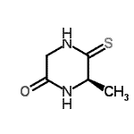 CAS 登录号：167391-77-7， (6R)-6-甲基-5-硫代-2-哌嗪酮