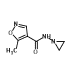 CAS#: 167538-50-3, N-(1-Aziridinyl)-5-Methyl-1,2-Oxazole-4-Carboxamide