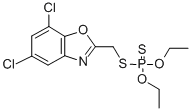 CAS#: 16759-59-4, (5,7-Dichlorobenzooxazol-2-Yl)Methylsulfanyl-Diethoxy-Sulfanylidene-Phosphorane