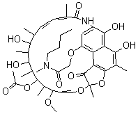 CAS#: 16784-08-0, 4-O-[2-(Butylmethylamino)-2-oxoethyl]-Rifamycin