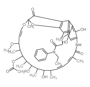 CAS 登录号：16784-09-1， 4-O-[2-[(乙基)苯基氨基]-2-氧代乙基]利福霉素