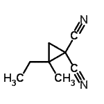 CAS 登录号：16789-03-0， 2-乙基-2-甲基-1,1-环丙烷二甲腈