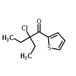 CAS 登录号：168033-00-9， 2-氯-2-乙基-1-(2-噻吩基)-1-丁酮