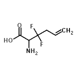 CAS 登录号：168101-97-1， 2-氨基-3,3-二氟-5-己烯酸