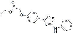 CAS#: 168127-30-8, Ethyl 2-[4-[2-(Phenylamino)-1,3-Thiazol-4-Yl]Phenoxy]Acetate