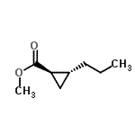 CAS 登录号：168141-72-8， 甲基(1R,2R)-2-丙基环丙烷羧酸酯