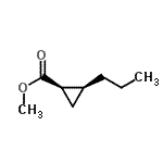 CAS 登录号：168141-73-9， 甲基(1R,2S)-2-丙基环丙烷羧酸酯
