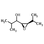 CAS 登录号：168399-37-9， 1-[(2S,3R)-3-异丙基-2-环氧乙烷基]-2-甲基-1-丙醇