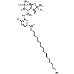 CAS#: 168689-49-4, Hexadecyl 4-Chloro-3-{[2-(5,5-Dimethyl-2,4-Dioxo-1,3-Oxazolidin-3-Yl)-4,4-Dimethyl-3-Oxopentanoyl]Amino}Benzoate