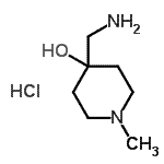 CAS 登录号：168818-68-6， 4-(氨基甲基)-1-甲基-哌啶-4-醇盐酸盐