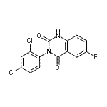 CAS#: 168900-02-5, 3-(2,4-Dichlorophenyl)-6-Fluoro-2,4(1H,3H)-Quinazolinedione