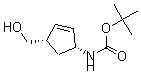 CAS 登录号：168960-18-7， [(1R,4S)-4-(羟基甲基)-2-环戊烯-1-基]-氨基甲酸叔丁酯