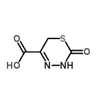 CAS#: 168967-11-1, 2-Oxo-3,6-Dihydro-2H-1,3,4-Thiadiazine-5-Carboxylic Acid