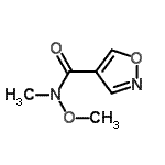 CAS#: 169377-30-4, N-Methoxy-N-Methyl-1,2-Oxazole-4-Carboxamide