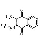CAS 登录号：1694-01-5， 2-甲基-3-(甲基氨基)-1,4-萘醌