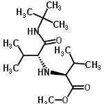 CAS 登录号：169453-32-1， 甲基N-{(2R)-3-甲基-1-[(2-甲基-2-丙基)氨基]-1-氧代-2-丁烷基}-L-缬氨酸酯