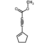 CAS 登录号：169478-78-8， 甲基3-(1-环戊烯-1-基)-2-丙炔酸酯