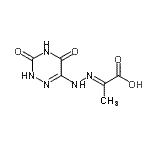 CAS#: 169697-17-0, (2E)-2-[(3,5-Dioxo-2,3,4,5-Tetrahydro-1,2,4-Triazin-6-Yl)Hydrazono]Propanoic Acid
