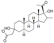 CAS 登录号：16980-67-9， 16-甲基-3,17-二羟基-5alpha-孕甾烷-20-酮-3-乙酸酯