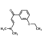CAS 登录号：170140-82-6， (2E)-3-(二甲基氨基)-1-(3-乙氧基苯基)-2-丙烯-1-酮