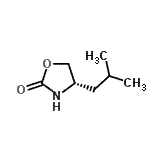 CAS 登录号：17016-85-2， (4S)-4-异丁基-1,3-恶唑烷-2-酮