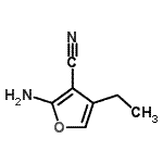 CAS#: 170170-12-4, 2-Amino-4-Ethyl-3-Furonitrile