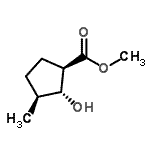 CAS#: 170234-09-0, Methyl (1R,2R,3S)-2-Hydroxy-3-Methylcyclopentanecarboxylate