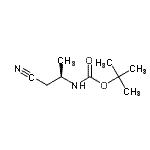 CAS#: 170367-68-7, 2-Methyl-2-Propanyl [(2R)-1-Cyano-2-Propanyl]Carbamate