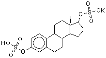 CAS 登录号：17046-60-5， (17beta)-雌甾-1,3,5(10)-三烯-3,17-二醇二(氢硫酸酯)钾盐(1:1)