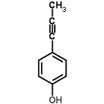 CAS#: 170651-15-7, 4-(1-Propyn-1-Yl)Phenol