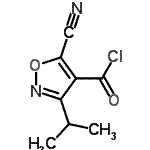 CAS#: 170865-18-6, 5-Cyano-3-Isopropyl-1,2-Oxazole-4-Carbonyl Chloride