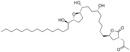 CAS#: 170900-27-3, (3S,5R)-5-[(6R,9R)-6,9-Dihydroxy-9-[(2R,5R)-5-[(1R)-1-Hydroxypentadecyl]Oxolan-2-Yl]Nonyl]-3-(2-Oxopropyl)Oxolan-2-One
