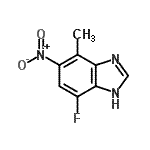 CAS#: 170918-22-6, 4-Fluoro-7-Methyl-6-Nitro-1H-Benzimidazole