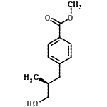 CAS 登录号：170955-25-6， 甲基4-[(2S)-3-羟基-2-甲基丙基]苯甲酸酯