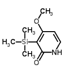 CAS 登录号：171016-52-7， 4-甲氧基-3-(三甲基硅烷基)-2(1H)-吡啶酮