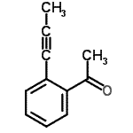 CAS#: 171258-00-7, 1-[2-(1-Propyn-1-Yl)Phenyl]Ethanone