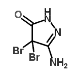 CAS#: 171294-89-6, 5-Amino-4,4-Dibromo-2,4-Dihydro-3H-Pyrazol-3-One