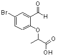 CAS 登录号：171347-47-0， 2-(4-溴-2-甲酰基苯氧基)丙酸