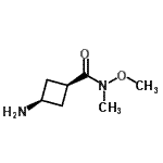 CAS#: 171549-87-4, cis-3-Amino-N-Methoxy-N-Methylcyclobutanecarboxamide