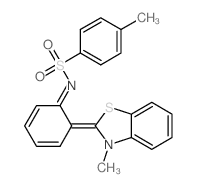CAS#: 17173-01-2, (NZ)-4-Methyl-N-[(6Z)-6-(3-Methylbenzothiazol-2-Ylidene)-1-Cyclohexa-2,4-Dienylidene]Benzenesulfonamide