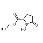 CAS 登录号：171737-07-8， 乙基1-羟基-5-氧代-L-脯氨酸酯