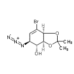 CAS#: 171916-75-9, (3aS,4R,5S,7aS)-5-Azido-7-Bromo-2,2-Dimethyl-3A,4,5,7A-Tetrahydro-1,3-Benzodioxol-4-Ol