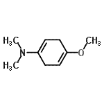 CAS#: 172216-50-1, 4-Methoxy-N,N-Dimethyl-1,4-Cyclohexadien-1-Amine