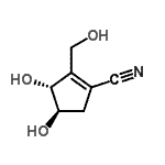 CAS#: 172290-15-2, (3R,4R)-3,4-Dihydroxy-2-(Hydroxymethyl)-1-Cyclopentene-1-Carbonitrile